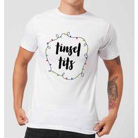 Tinsel T**s Men's Christmas T-Shirt - White - S - White