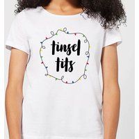 Tinsel T**s Women's Christmas T-Shirt - White - L - White