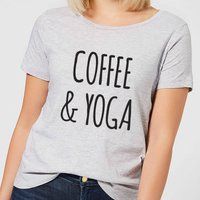 Coffee and Yoga Women's T-Shirt - Grey - 3XL - Grey