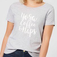 Yoga Coffee and Naps Women's T-Shirt - Grey - 3XL - Grey