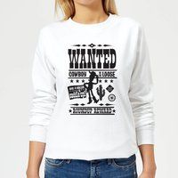 Toy Story Wanted Poster Women's Sweatshirt - White - XS