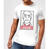 Scooby Doo Hold The Phone Men's T-Shirt - White - L