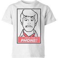 Scooby Doo Hold The Phone Kids' T-Shirt - White - 11-12 Years - White