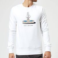 Friends Fountain Sweatshirt - White - M - White