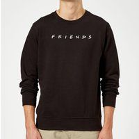 Friends Logo Contrast Sweatshirt - Black - M