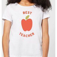 Best Teacher Apple Women's T-Shirt - White - XXL - White