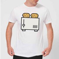 Cooking Toast In The Toaster Men's T-Shirt - XL - White