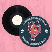 The Original Sinner Record Company Record Player Slip Mat