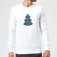 Christmas tree Sweatshirt - White - L - White