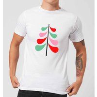Simple Christmas Tree Men's T-Shirt - White - XXL - White