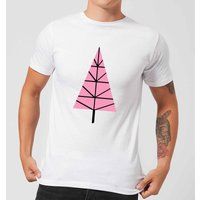 Triangle Christmas Tree Men's T-Shirt - White - XL - White