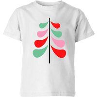 Simple Christmas Tree Kids' T-Shirt - White - 3-4 Years - White