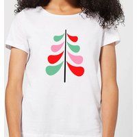 Simple Christmas Tree Women's T-Shirt - White - L - White