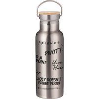 Friends Quotes Portable Insulated Water Bottle - Steel