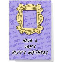 Friends Happy Birthday Greetings Card - Large Card