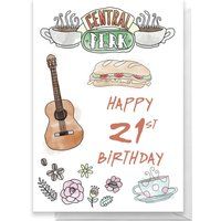 Friends Birthday 21st Greetings Card - Standard Card