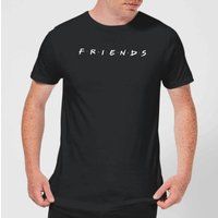 Friends Logo Contrast Men's T-Shirt - Black - XL
