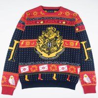 Harry Potter Back To Hogwarts Knitted Christmas Jumper -   XL