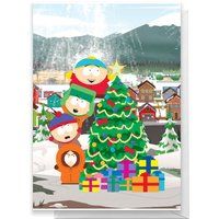 South Park Gang Christmas Tree Greetings Card - Standard Card