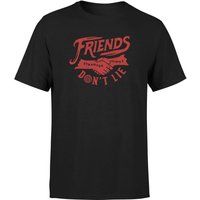 Stranger Things Friends Don't Lie Unisex T-Shirt - Black - S