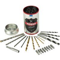 Screwdriver and Drill Bit Set - Silver