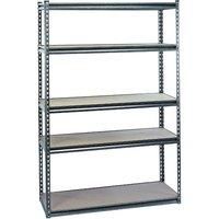 Draper 52958 Heavy-Duty Steel Shelving Unit Five Shelves L1220 x W610 x H1830mm