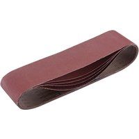 Draper 09273 Cloth Sanding Belt, Assorted Grit (Pack of 5),Red, 100 x 915mm,