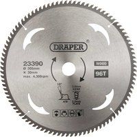 Draper 23390 TCT Circular Saw Blade for Wood, 305 x 30mm, 96T