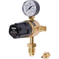 Draper 70151 Industrial Gas Bottle Regulator with Single Gauge, 300 bar
