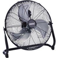 Draper HV16FF 240V 100W 16in 400mm Floor Fan 3 Speed High Velocity Free Standing