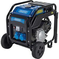 Draper Petrol Open Frame Inverter Generator with Wheels, 3800W