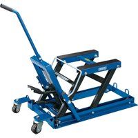 Draper 37777 Hydraulic Motorcycle and ATV Lift, Blue and Black, 680kg