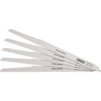 Draper DS1411DF Bi-metal Recip Saw Blades Multi-Purpose Cutting 300mm 6tpi 5pk