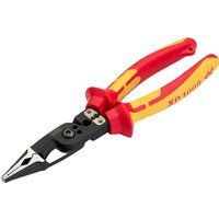 Draper 94605 XP1000 VDE Tethered 8-in-1 Electricians Pliers, 215mm