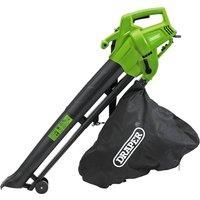 Draper 94794 230V Garden Vacuum, Blower and Mulcher, 3000W (Electric), Green and Black