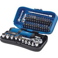 Draper 04713 SBS39 Expert 39pc 1/4" Sq Dr Socket and Bit Set DIY Garage Workshop