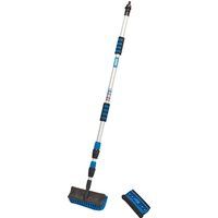 Draper 02169 Telescopic Washing Brush, 3m (2 Piece), Blue and Black, One Size
