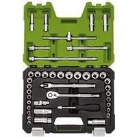 Draper Draper Expert MM/AF Combined Socket Set, 3/8" Sq. Dr., Green (41 Piece) 0