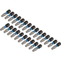 Draper Expert 05695 25pc TX-STAR Impact Screwdriver Bits, T25 x 25mm, 1/4" Hex