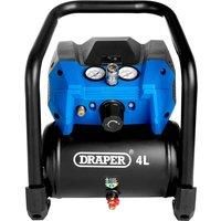 Draper 08093 D20 20V Compressor, 4L (Sold Bare)