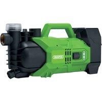 Draper 08097 D20 20V Water Pump (Sold Bare) Surface Mounted and Booster, Green and Black