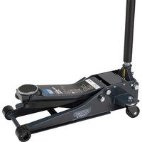 Draper 24271 Professional Low Profile Garage Trolley Jack, 3 Tonne,Grey and Black