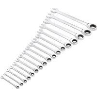 Draper Hi Torq 17 Piece Ratchet Combination Spanner Set