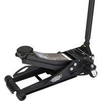Draper Low Profile Fast Lift Garage Trolley Jack 3 Tonne Black - 28464
