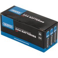 Draper PowerUP Ultra Alkaline AAA Batteries (Pack of 40)