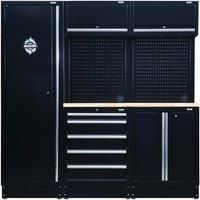 Bunker Modular Storage Combo With Hardwood Worktop (11 Piece)