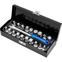 Draper Oil Drain Sump Plug Key Set, 3/4" Sq. Dr. (20 Piece)