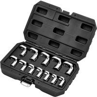 Draper 12403 Flexible Crowfoot Socket Wrench Set, 3/8" Sq. Dr. (12 Pieces)