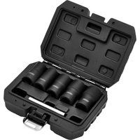 Draper 12411 Impact Wheel Nut Socket Set, 1/2" Sq. Dr. (6 Piece)