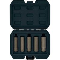 Draper 12423 Wheel Nut Double Socket Set, 3/8" Sq. Dr. (5 Piece)